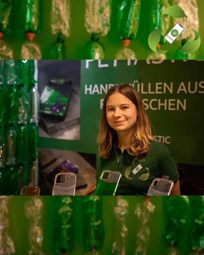 Deborah Jahn an unserem Messestand
