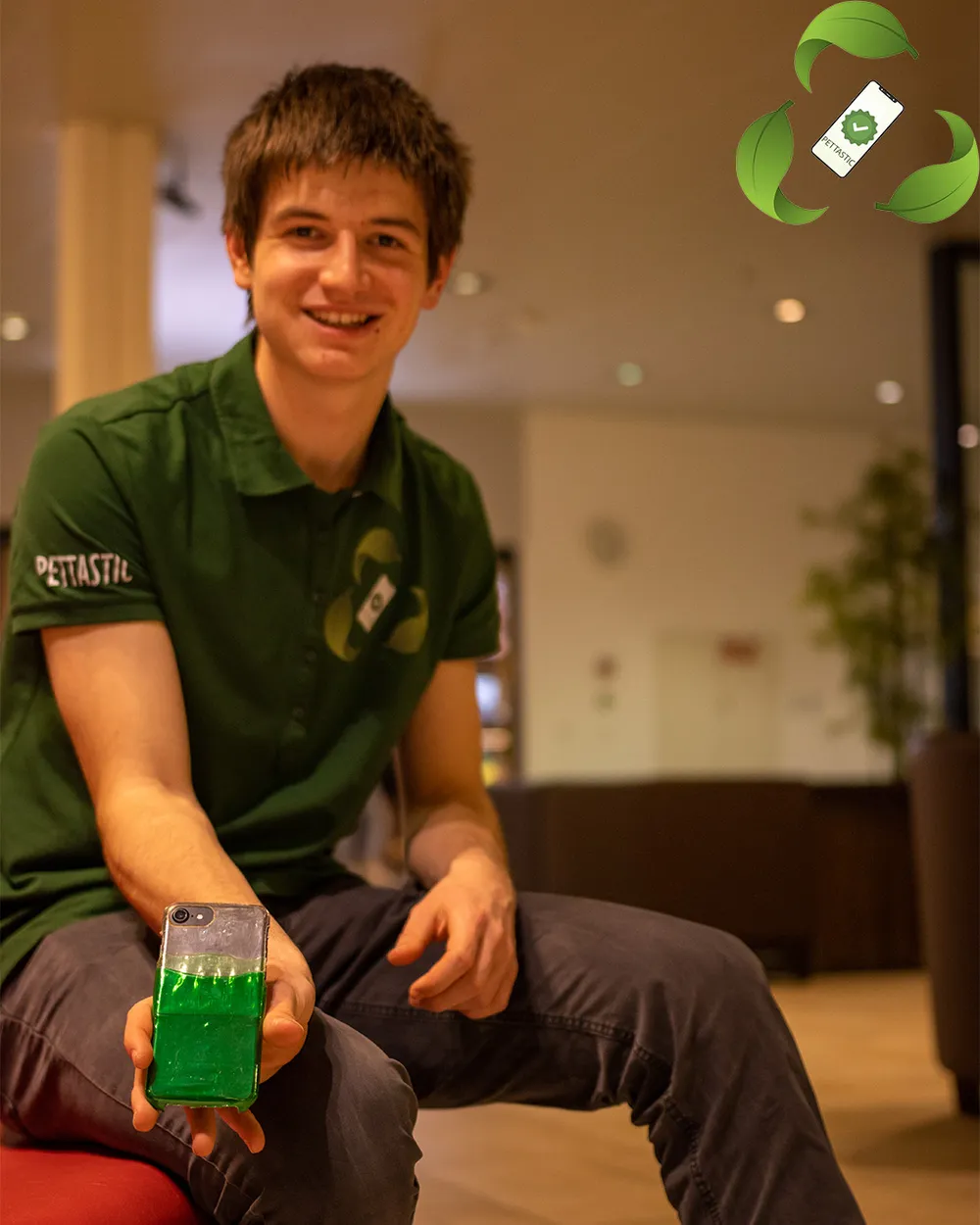 William Wuillemin präsentiert eine grüne Hülle